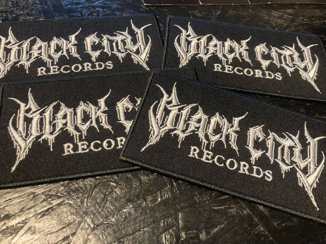 Black City Records Embroidered Patch