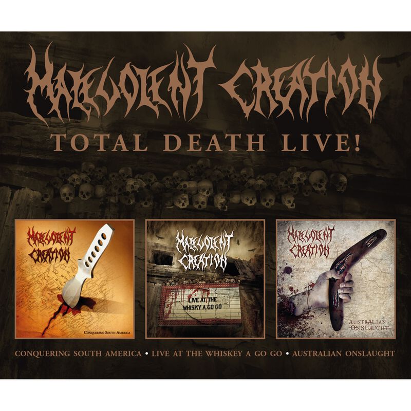 Malevolent Creation - Total Death Live! 3CD Boxset