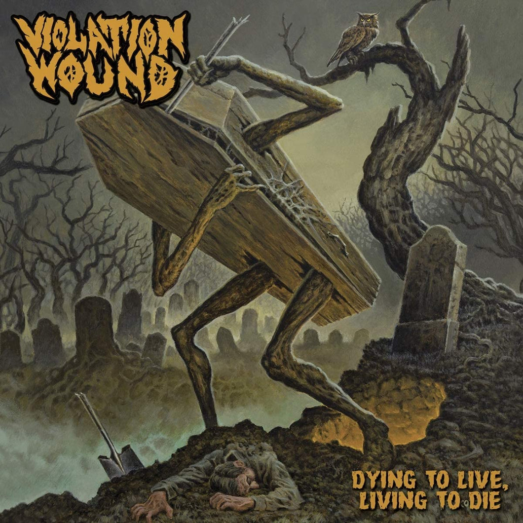 Violation Wound - Dying To Live, Living To Die LP