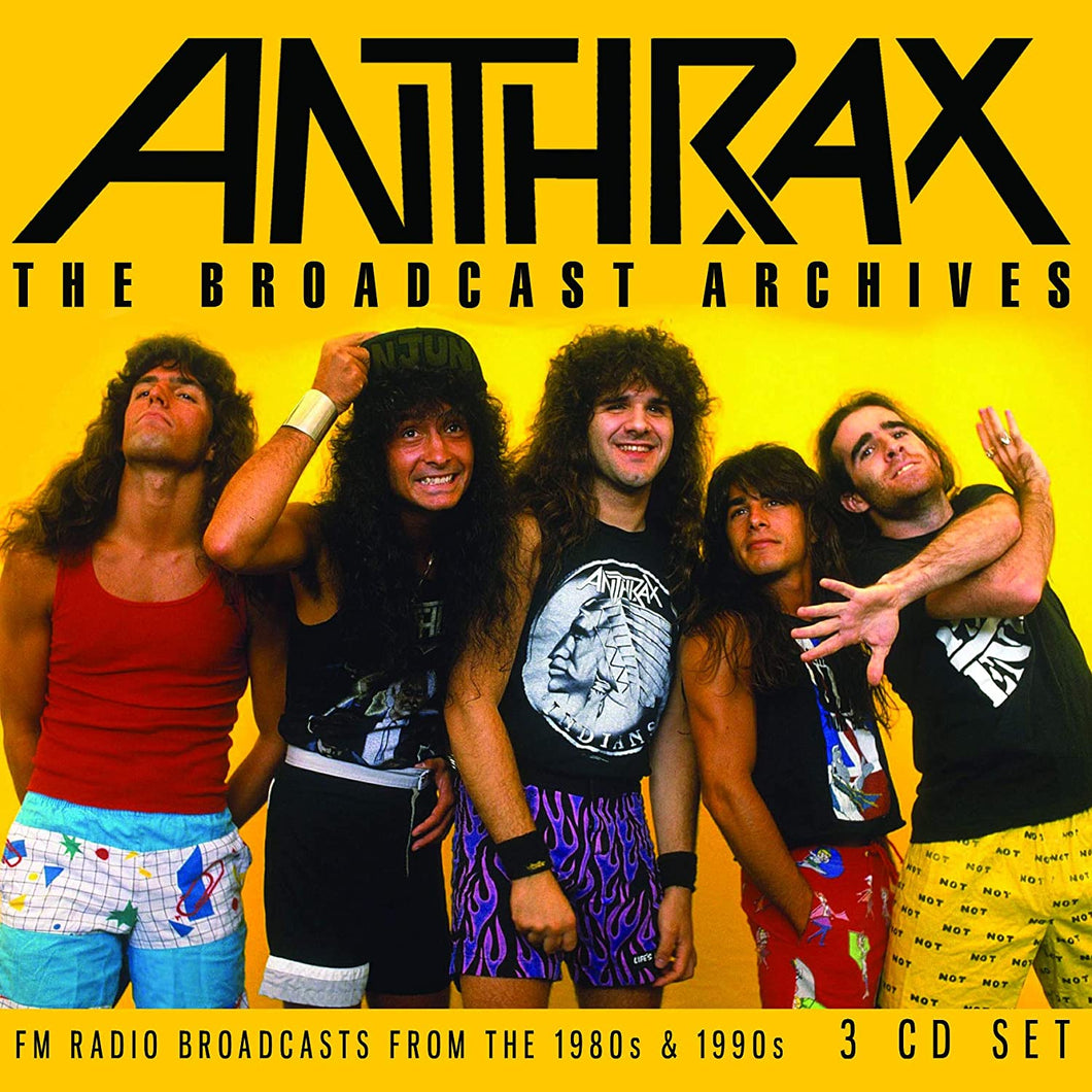 Anthrax - The Broadcast Archives 3CD Boxset