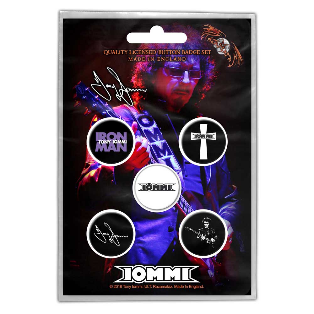Tony Iommi Badge Pack