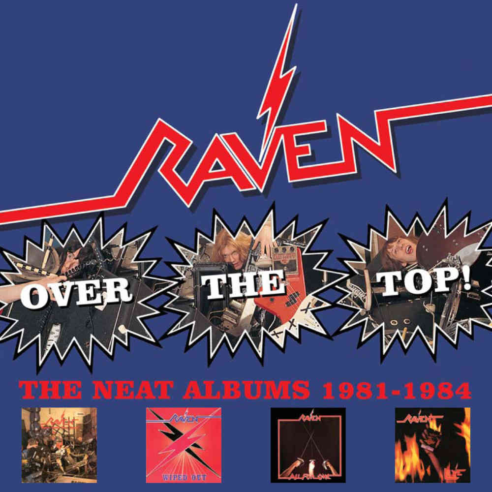 Raven - Over The Top 4CD Boxset