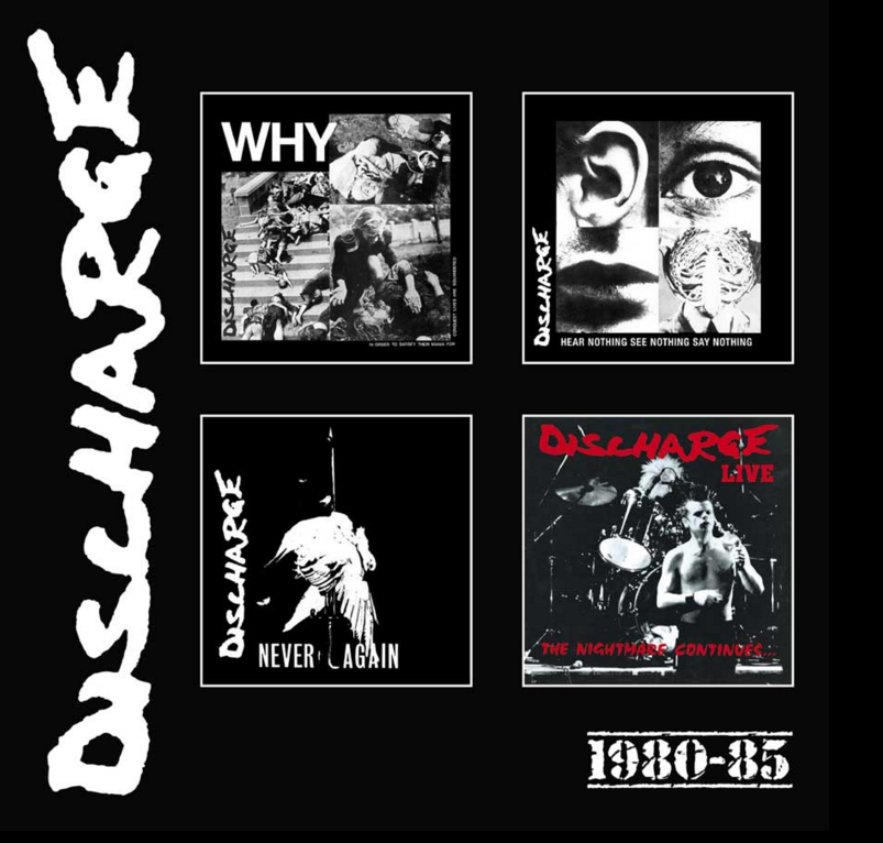 Discharge - 1980 - 85 4CD Boxset